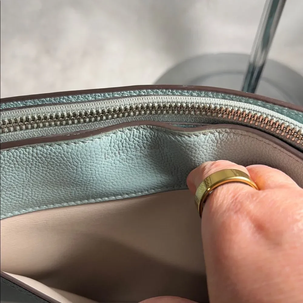 Kate Spade Leather Margaux Med Convertible Crossbody  - Hazy Blue